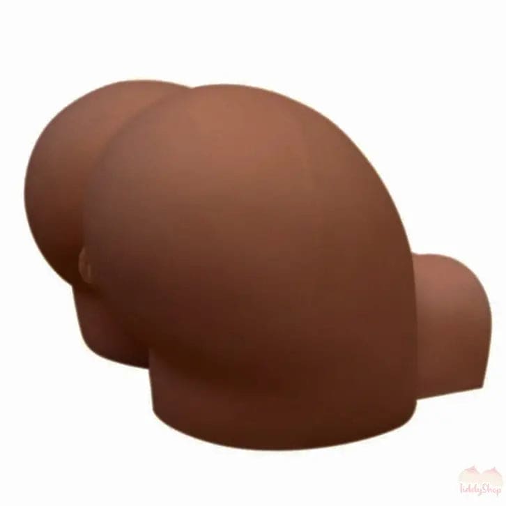 TiddyShop JelloJiggles Booty Toy 29lbs (13 kg) - 16.5" (42 cm) Booty Toy Onahole (with vagina and anus) - Sex Toy - TiddyDollHouse TiddyShop Ebony