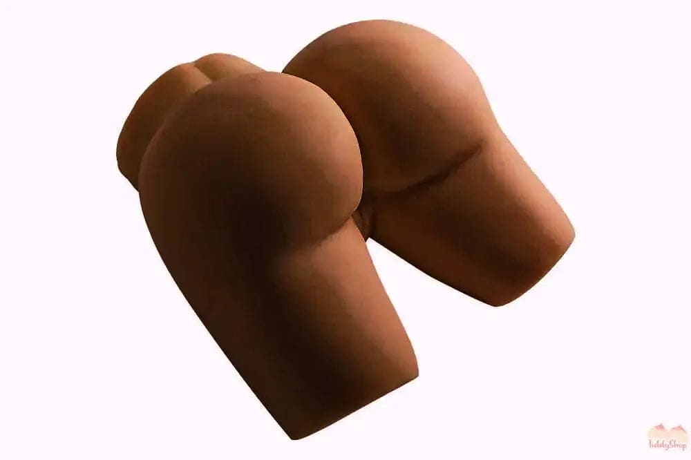 TiddyShop Jenna's Booty - Big Extra Jiggly Booty Butt Hip Toy- 24.2 kg Onahole (with vagina and anus) - Sex Toy - TiddyDollHouse TiddyShop Ebony