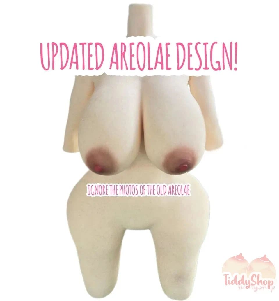 TiddyShop Thicc Gina - Fully Gel Filled Jiggly Ass & Tits Torso 108lb (49 kg) - Extremely Jiggly Onahole with Weight Reducing Foam Inside Stiffer Body Parts - Full Size Doll - TiddyDollHouse TiddyShop