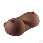 TiddyShop JelloJiggles Tiddies 25lbs / 11.5kg Big Fat Tits with OPTIONAL Integrated Onahole with Vagina and Anus - Busty Anime Sex Toy Doll - TiddyDollHouse TiddyShop Ebony-Boobs-only-No-Vagina-Anus