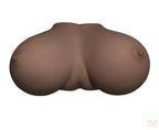 TiddyShop JelloJiggles Tiddies 25lbs / 11.5kg Big Fat Tits with OPTIONAL Integrated Onahole with Vagina and Anus - Busty Anime Sex Toy Doll - TiddyDollHouse TiddyShop Ebony-Onahole-variant-With-Vagina-Anus