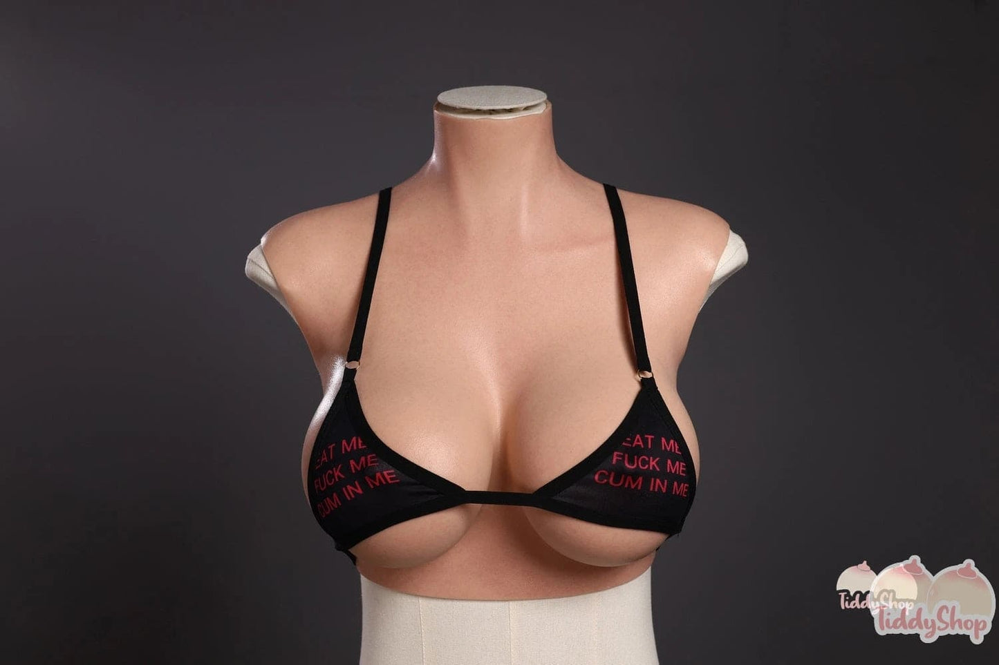 TiddyShop Beata - SimulaFeel® Tits 6.83 lb / 3.1Kg 100% Platinum Silicone Tiddies, Gel Filled, Extremely Realistic Feeling Wearable Boobs, Real 3D Skin Texture, Made with TiddyShop's New Patented Silicone Technology - TiddyDollHouse TiddyShop