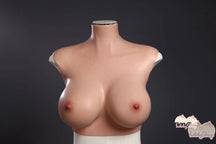 TiddyShop Beata - SimulaFeel® Tits 6.83 lb / 3.1Kg 100% Platinum Silicone Tiddies, Gel Filled, Extremely Realistic Feeling Wearable Boobs, Real 3D Skin Texture, Made with TiddyShop's New Patented Silicone Technology - TiddyDollHouse TiddyShop