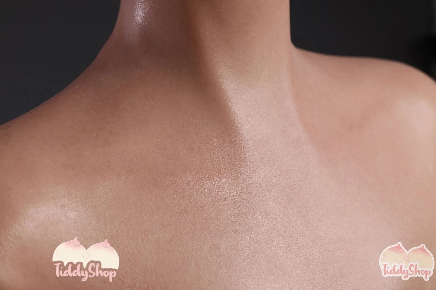 TiddyShop Beata - SimulaFeel® Tits 6.83 lb / 3.1Kg 100% Platinum Silicone Tiddies, Gel Filled, Extremely Realistic Feeling Wearable Boobs, Real 3D Skin Texture, Made with TiddyShop's New Patented Silicone Technology - TiddyDollHouse TiddyShop