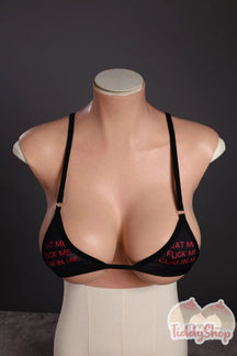 TiddyShop Beata - SimulaFeel® Tits 6.83 lb / 3.1Kg 100% Platinum Silicone Tiddies, Gel Filled, Extremely Realistic Feeling Wearable Boobs, Real 3D Skin Texture, Made with TiddyShop's New Patented Silicone Technology - TiddyDollHouse TiddyShop