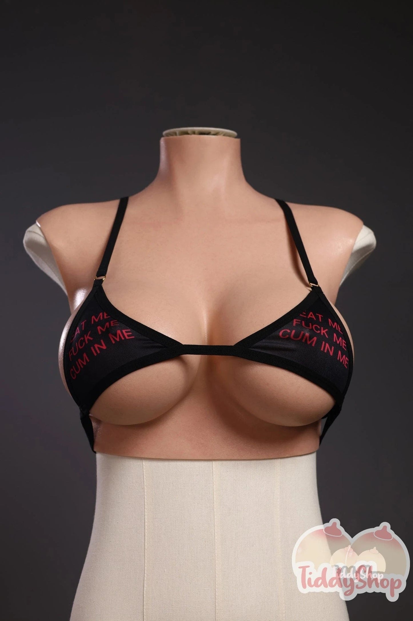 TiddyShop Beata - SimulaFeel® Tits 6.83 lb / 3.1Kg 100% Platinum Silicone Tiddies, Gel Filled, Extremely Realistic Feeling Wearable Boobs, Real 3D Skin Texture, Made with TiddyShop's New Patented Silicone Technology - TiddyDollHouse TiddyShop