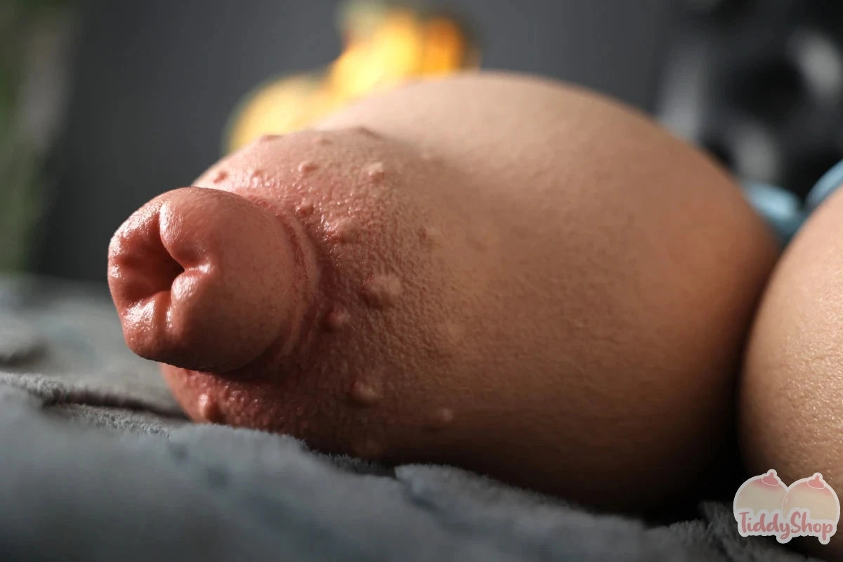 TiddyShop E - SimulaFeel® Tits 60.41 lb / 27.4Kg 100% Platinum Silicone Tiddies, Gel Filled, Nipple-fucking, Extremely Realistic Feeling Big Jiggly Boobs, Real 3D Skin Texture, Made with TiddyShop's New Patented Silicone Technology - TiddyDollHouse TiddyShop