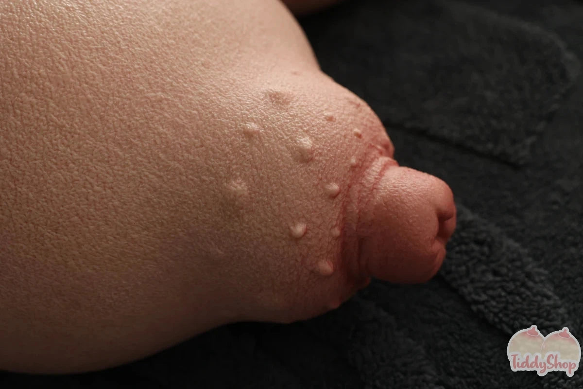 TiddyShop E - SimulaFeel® Tits 60.41 lb / 27.4Kg 100% Platinum Silicone Tiddies, Gel Filled, Nipple-fucking, Extremely Realistic Feeling Big Jiggly Boobs, Real 3D Skin Texture, Made with TiddyShop's New Patented Silicone Technology - TiddyDollHouse TiddyShop