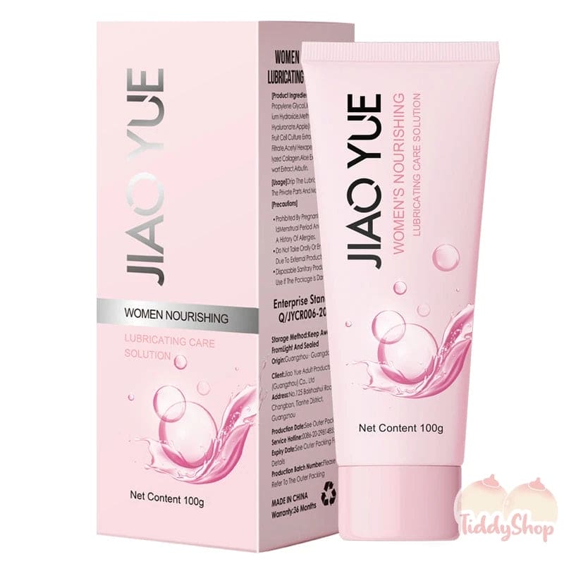 TiddyShop Jiaoyue ladies nourishing lubricant 100g easy to clean long-lasting lubrication lubricant for men and women TiddyShop