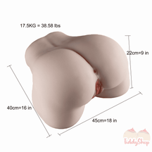 TiddyShop Kelly- Big Extra Jiggly Booty Butt & Thighs Hip Toy Jiggle Big Ass- 38.58lb (17.5kg) Onahole (with vagina and anus) -  Sex Toy - TiddyDollHouse TiddyShop