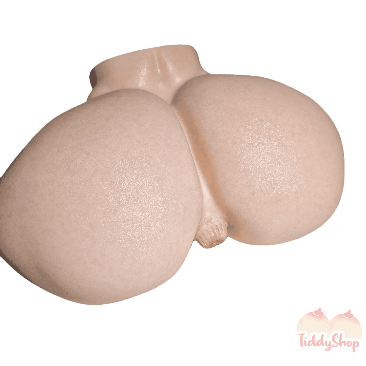 TiddyShop Mandy Booty 27.56lb/12.5kg - SimulaFeel® Platinum Silicone, Gel Filled, Jiggly, Ultra Realistic Ass - Tiddyshop Pantented Silicone Technology- TiddyDollHouse TiddyShop