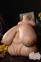 TiddyShop Tanya 48.5lb/22kg - SimulaFeel® Platinum Silicone, Nipples-fucking, Gel Filled Jiggly Boobs & Ass, Ultra Realistic Tiddyshop Pantented Silicone Technology - TiddyDollHouse TiddyShop