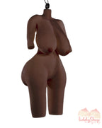 TiddyShop Thicc Gina - Fully Gel Filled Jiggly Ass & Tits Torso 108lb (49 kg) - Extremely Jiggly Onahole with Weight Reducing Foam Inside Stiffer Body Parts - TiddyDollHouse TiddyShop