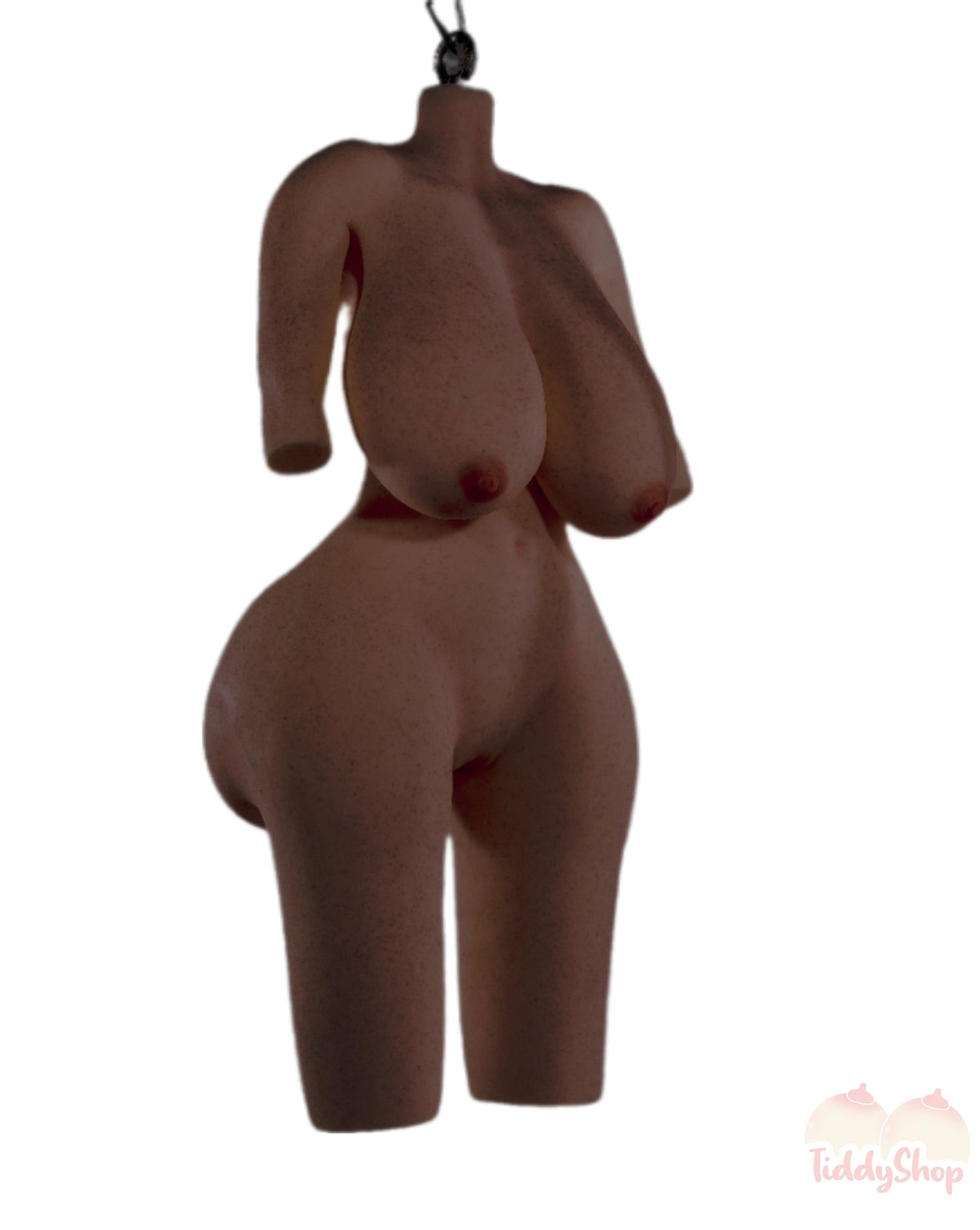 TiddyShop Thicc Gina - Fully Gel Filled Jiggly Ass & Tits Torso 108lb (49 kg) - Extremely Jiggly Onahole with Weight Reducing Foam Inside Stiffer Body Parts - TiddyDollHouse TiddyShop