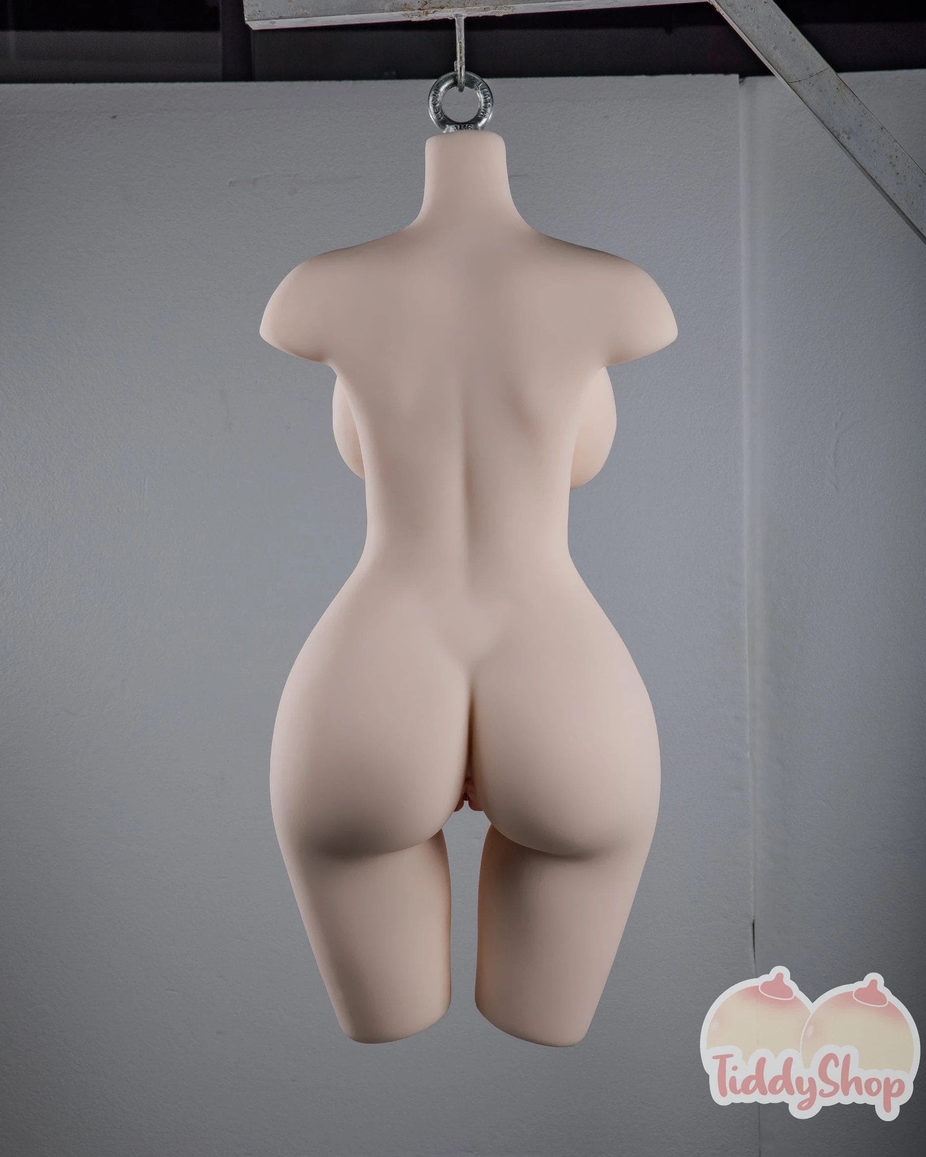 TiddyShop Tina- Fully Gel Filled Jiggly Ass & Tits Torso 55.12lb (25 kg) - Extremely Jiggly Onahole - Life Size Doll - TiddyDollHouse TiddyShop