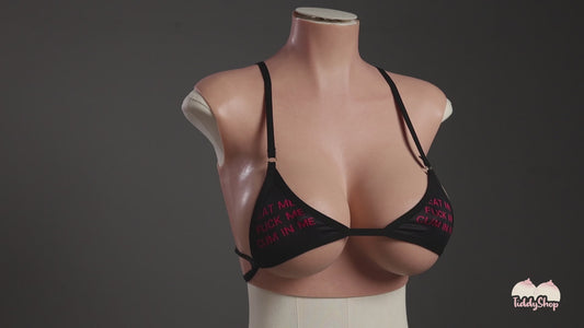 Beata's BoobWear™ Wearable Tits - 6.8 lb / 3.1Kg 100% Platinum Silicone Durable Tiddies, Gel Filled, Realistic Feeling Wearable Boobs, Real 3D Skin Texture, Made with TiddyShop's Patented Silicone Technology, Modified to be Durable - TiddyDollHouse